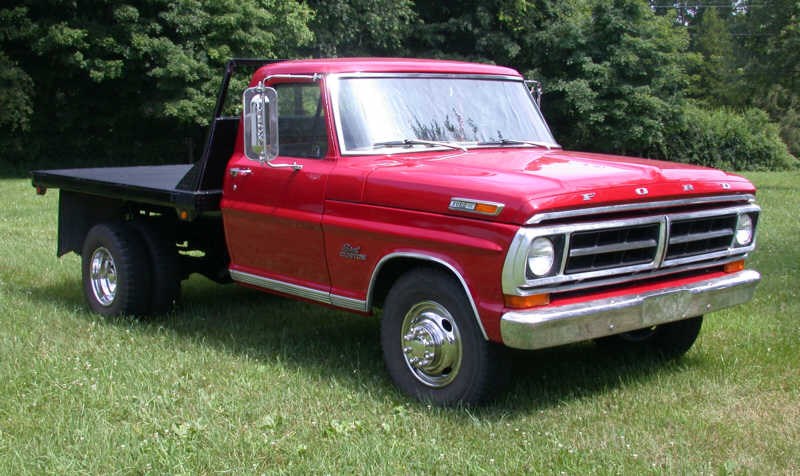 Ford f350 flatbed dump 4x4 #10